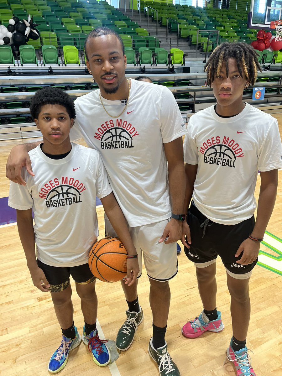 Had a great time and amazing learning experience at the Moses Moody basketball camp today!