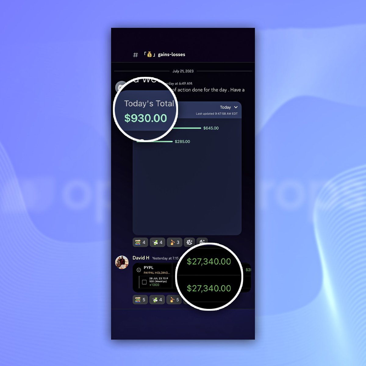 OptionDrops's tweet image. Get around a group of traders looking to improve daily: optiondrops.com/pricing