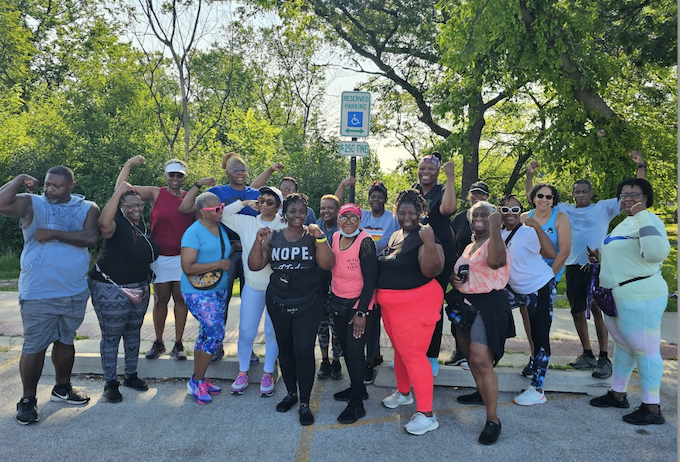 GospelRun's tweet photo. Saturday morning Gospel Run Training with Team New Life Covenant on the south side of Chicago.  

It's a beautiful day to train for a 5K!  September 9th is on the way.   Let's get it!

#GospelRun2023 #GospelRun https://t.co/mUeBLhaIQH