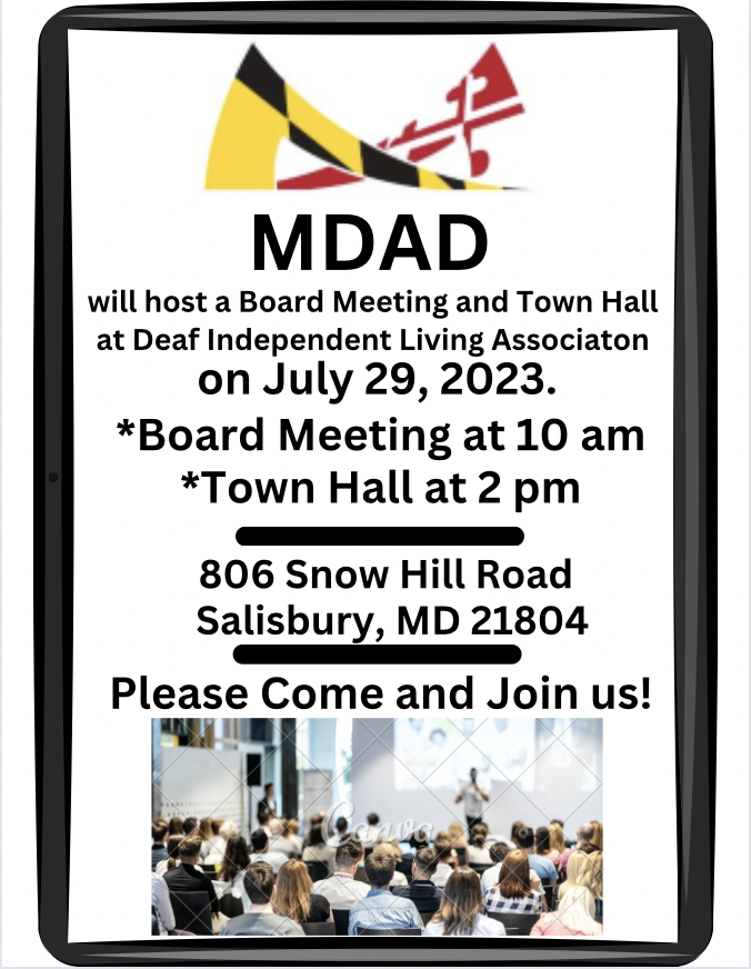 Maryland Association of the Deaf tweet media