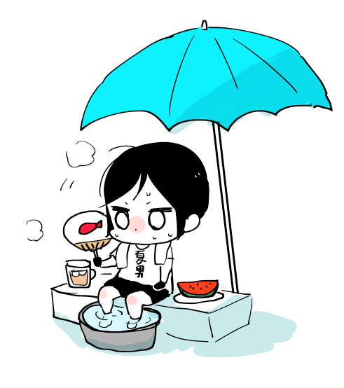 「1boy soaking feet」 illustration images(Latest)