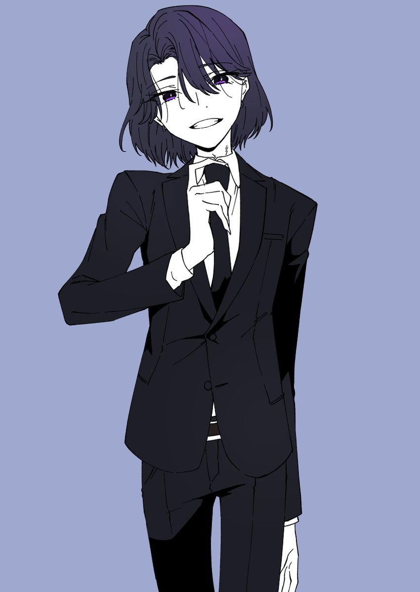 「「似合う?紫苑」」|秋森　楓のイラスト