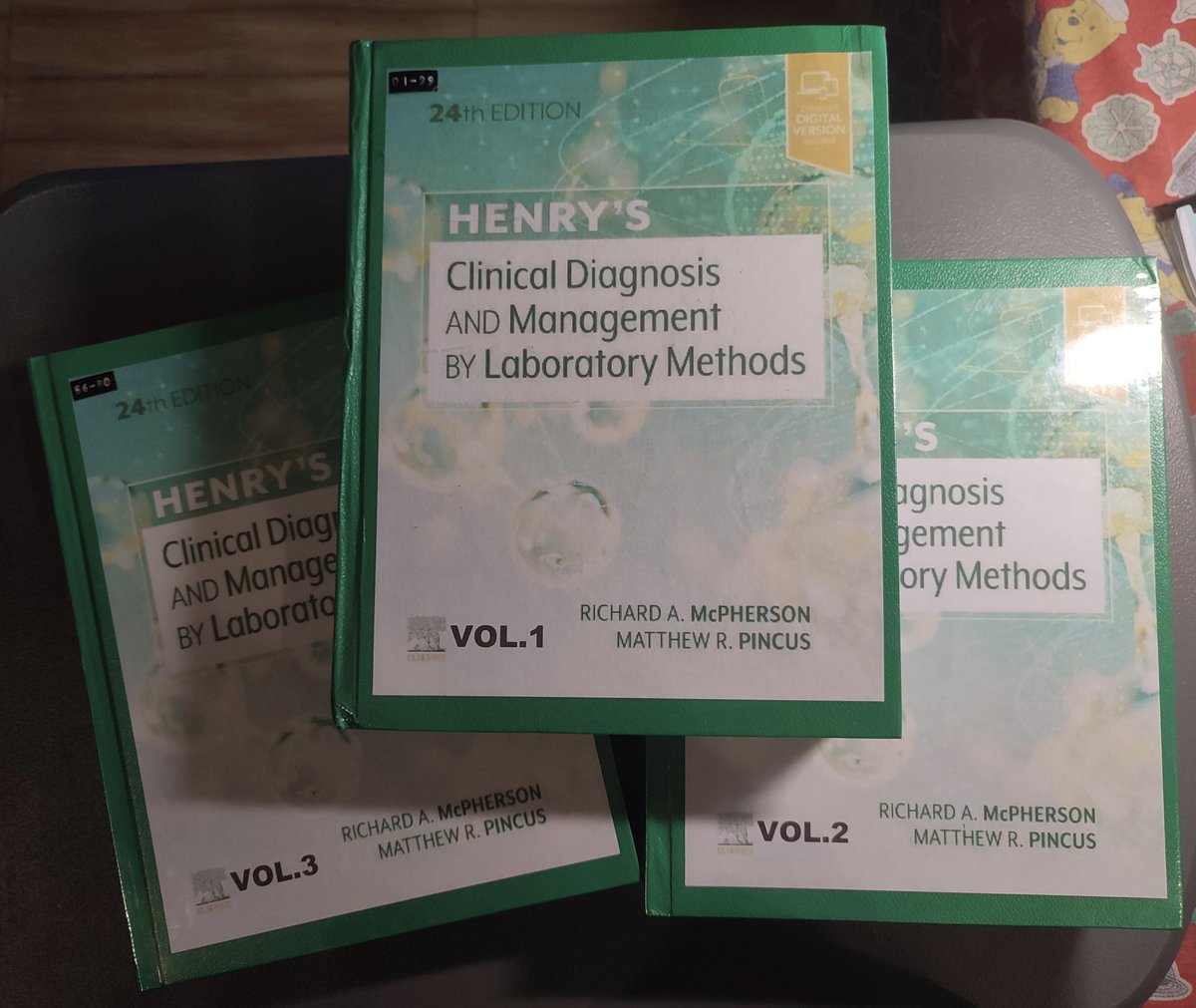 junjeppy's tweet image. Hi mga katusook!! 🔬💉 🦠🩸

Selling these pre-loved Henry&apos;s 24th edition (latest) ♥️
Hardbound, 3 volumes, 100 GSM
Small annotations (Vol 1 only)
Re-printed from a trusted printing shop in QC
🏷️ Php 3,200  (NEGOTIABLE)

DM for more info RMTs! 🫶♥️
#studytwt #MedTech #MTLE