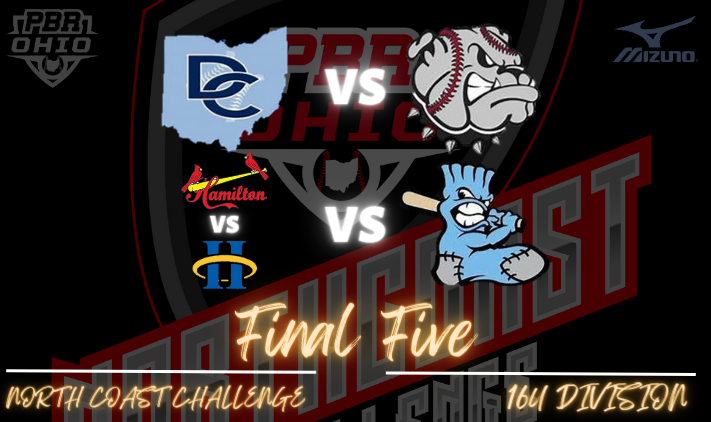 🏆PBR Ohio North Coast Challenge🏆
16u Final 5 is set!

+ <a href="/DC_Toledo/">DC-Toledo</a> - Mattimore VS @DiamondDogs15u 

+ Hamilton Cardinals Elite VS <a href="/Halos24_25/">Halos Baseball Club (HBC)</a> 
The winner will play @16uOpsSox 

#pbrncc