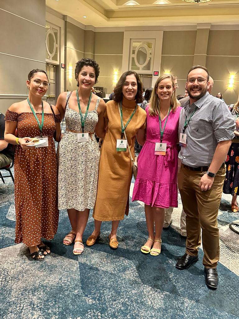 Getting ready for #ASP2023 with current and former members!