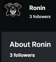 Ron1nn_'s tweet image. SO, Ive been on kick as a user since December 2022. I tried to get Ronin back then. This account below has 3 followers.. no streams but streams on Twitch sometimes.. is there anyway I can get this name please @Trainwreckstv @KickStreaming