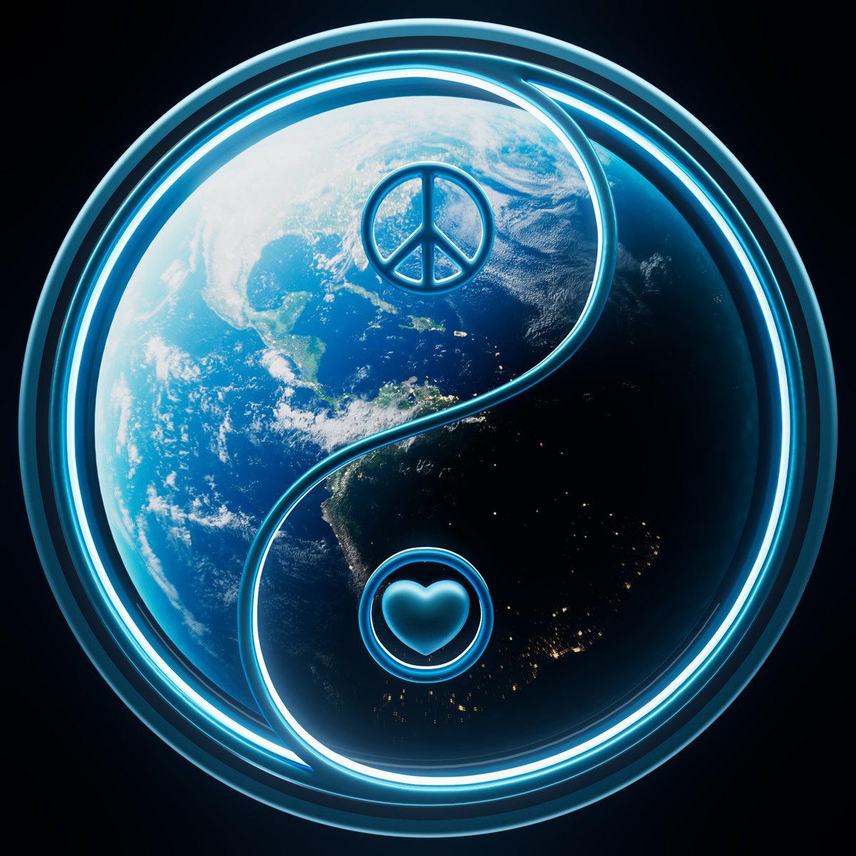 Just finished a new 3D logo for <a href="/PeaceLoveONE1/">PeaceLoveHarmony.ONE Validator</a> 🔥