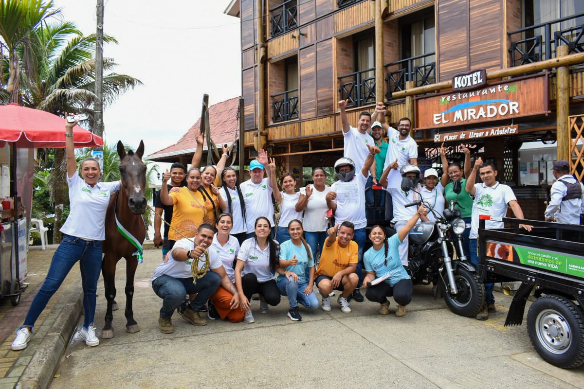 Ambiente_Ant's tweet photo. Con todo el amor 🥰 hoy le cumplimos a #Arboletes y lo declaramos como municipio libre de vehículos de tracción animal 🐎💚.

Nuestro sueño es que todos los caballos del departamento sean libres y vamos por muy buen camino 👏.

#UnidosPorElBienestarAnimal. https://t.co/dONRh0qwGV