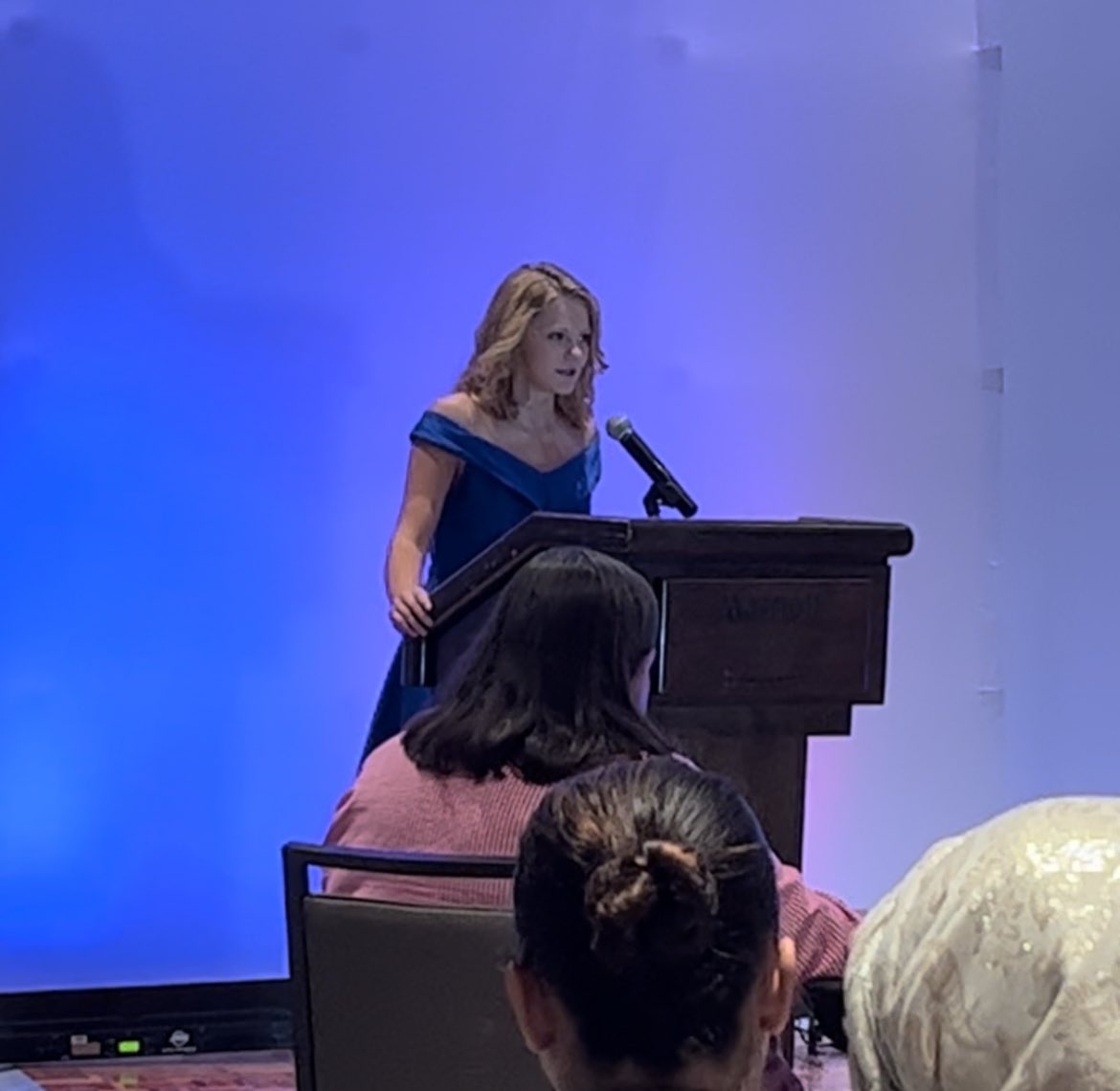 AnaleseCravens's tweet photo. This girl never ceases to amaze me! She’s is an unapologetic advocate for others. Today at   @NtlAmericanMiss she spoke about equity in youth sports to over 100 people from TN &amp; KY! Proud @JCPSKY student and parent! @JCPSDEP1 @MeyzeekMiddle #weareJCPS https://t.co/QJcC0hwfYC
