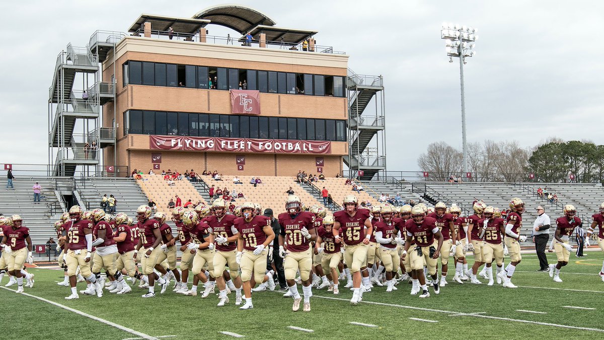 AGTG! AFTER A GREAT CAMP AND CONVERSATION WITH @CoachDHop_24 and @shapboyd I AM BLESSED TO RECEIVE MY FIRST OFFER FROM ERSKINE COLLEGE!! @FleetFB @CoachTerryAnton @wfurse @PrepRedzoneSC