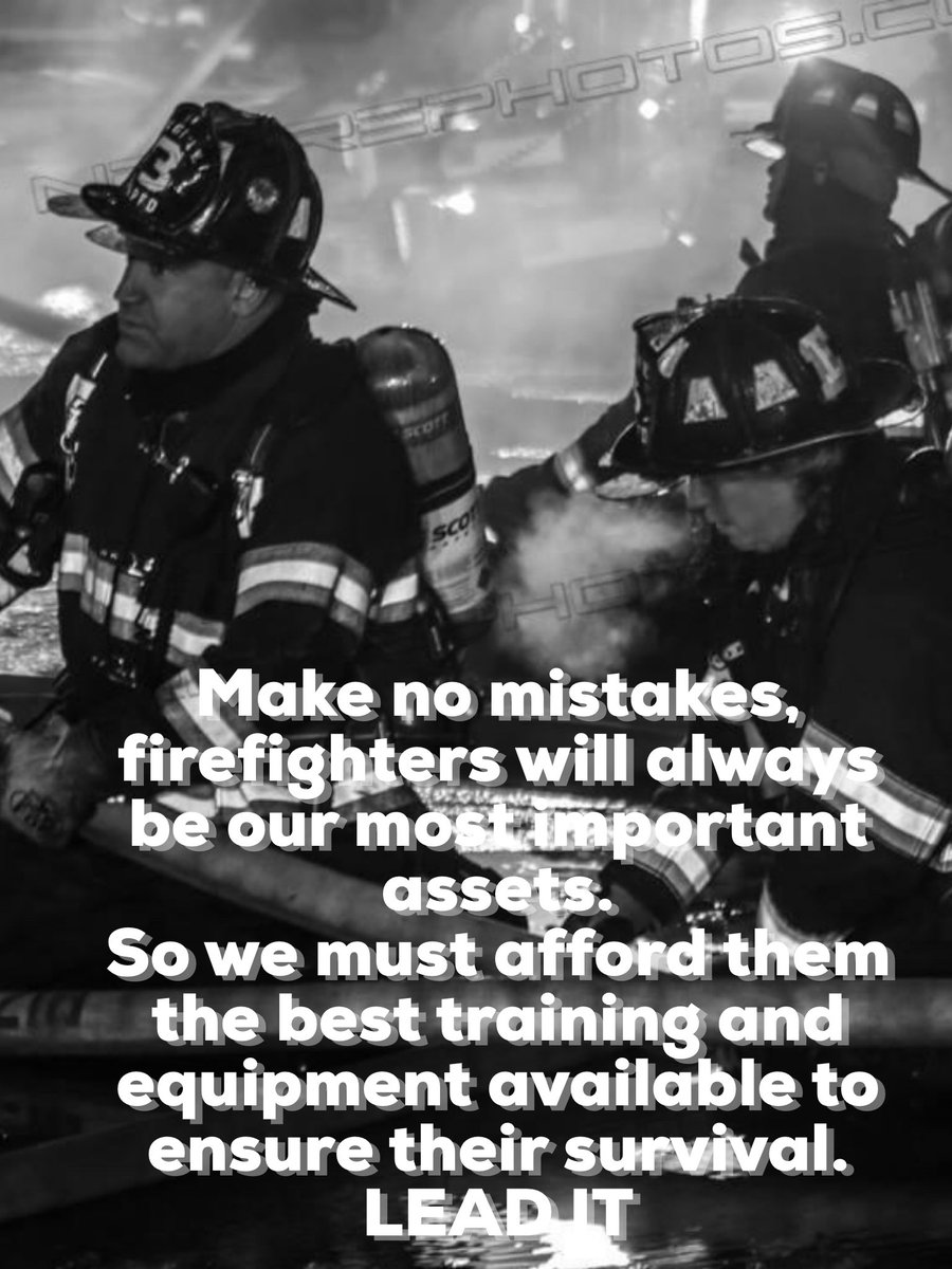 Our people are not expendable items.  We must do everything in our power to protect them in every possible situation. Teach them and equip them. Then watch over them on and off the fire ground.