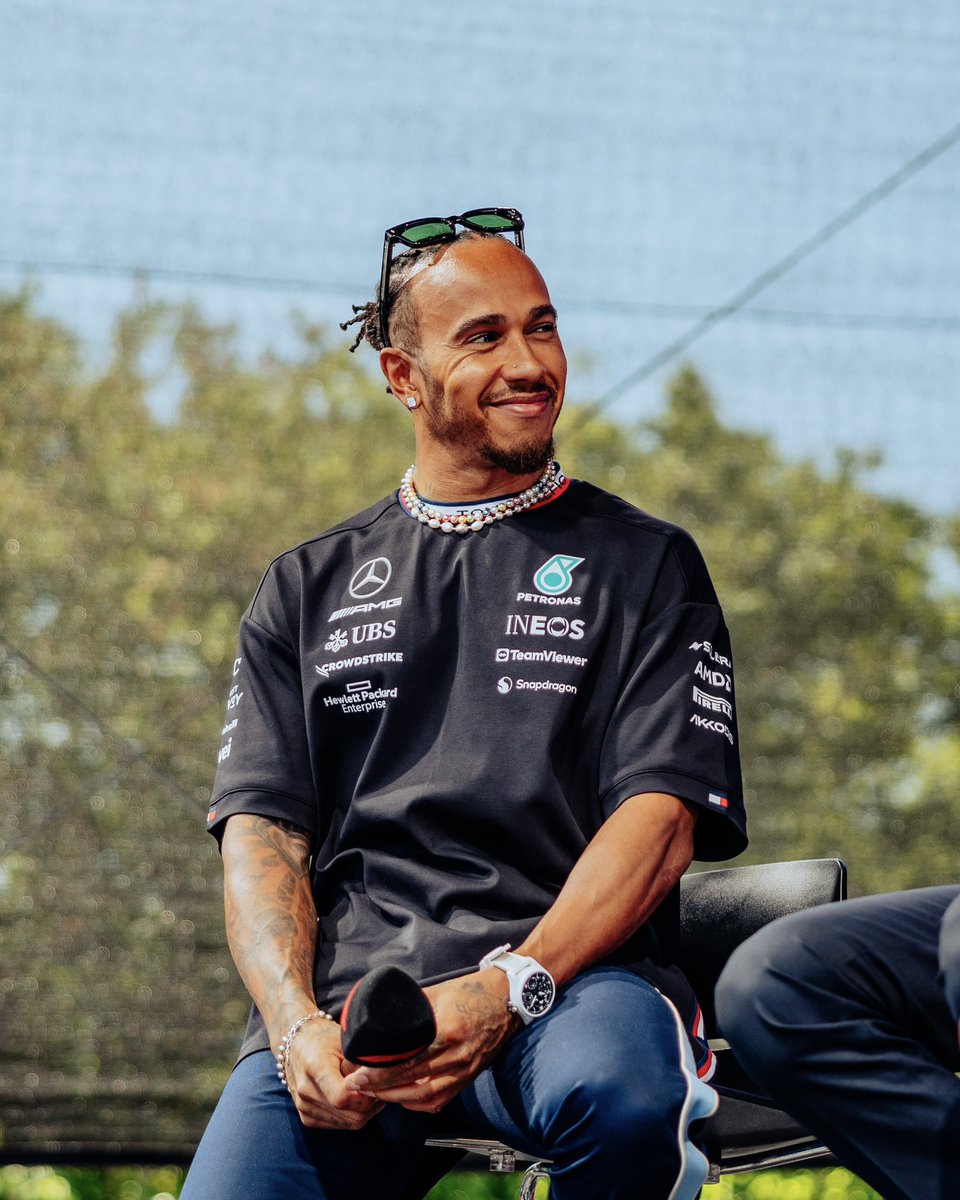 MercedesAMGF1's tweet photo. Thanks for all the support today and for celebrating with us. Makes the journey even sweeter.  ❤️

Who knows what tomorrow will bring. But we’ll be giving it our absolute all out there. 💪 https://t.co/mpkPrRPt0w