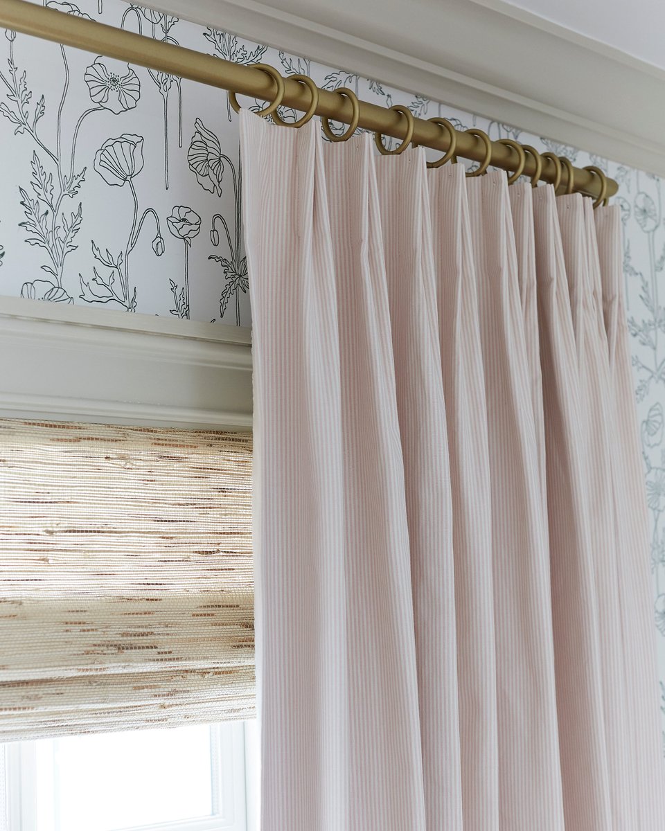 everhem's tweet photo. Drapery in Petal Stripe is that much cuter with Tailored pleats! https://t.co/WPUiITKiiX