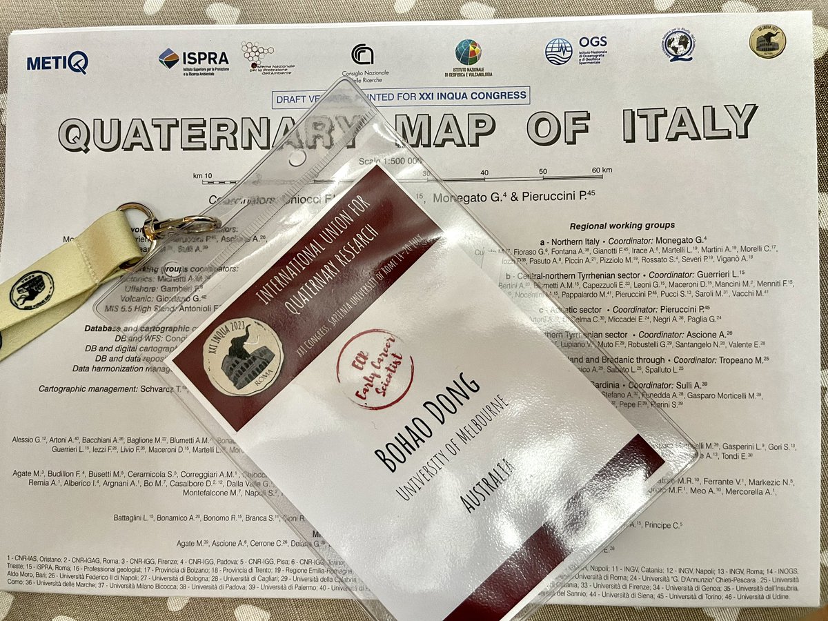 It is sooooooooo happy to be in Rome! The hot quaternary researches oiled the hot temperature in Rome🔥! Can’t wait to back to Unimelb and bring more new clam faces to the audiences in the short future!