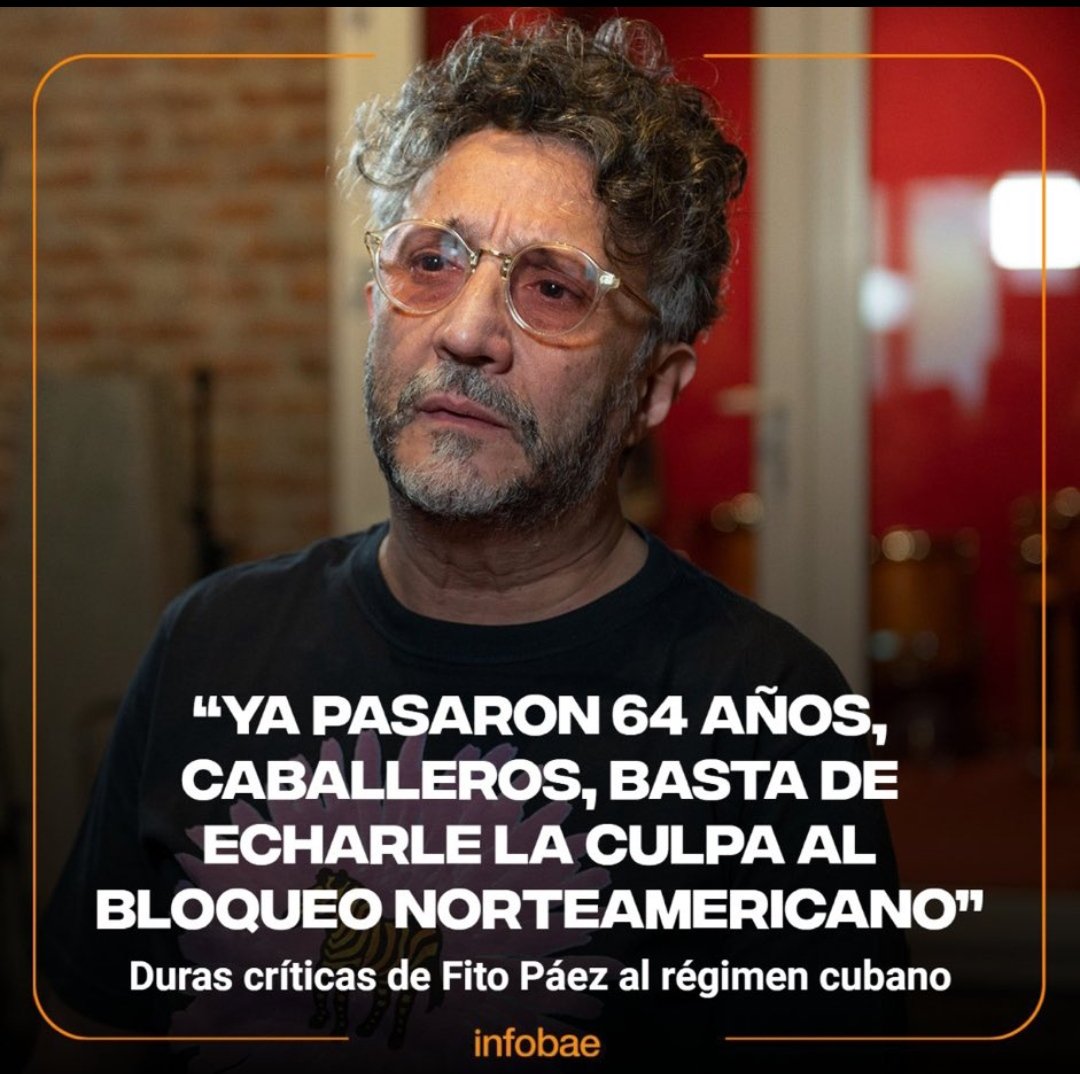 jlgarces's tweet photo. ¡Milagro! ¡@FitoPaezMusica resucitó del coma inducido! #Cuba https://t.co/kZI5m2jhgi