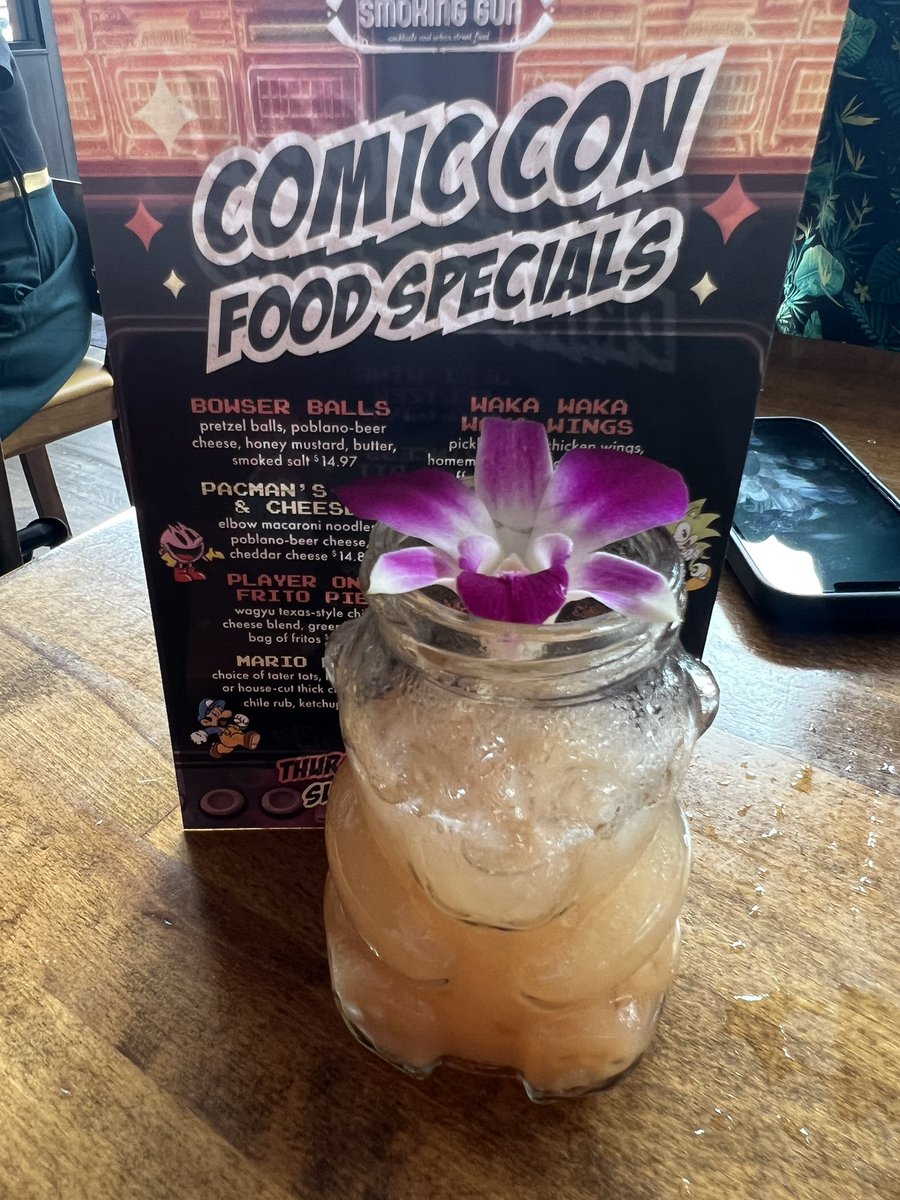 gaslampmap's tweet photo. Made it to @thesmokinggunsd on Market and 6th! This Mai Tai is delish! (….and adorable) #SDCC 
https://t.co/wV2XxQiqWP https://t.co/5rrbxx5rMc