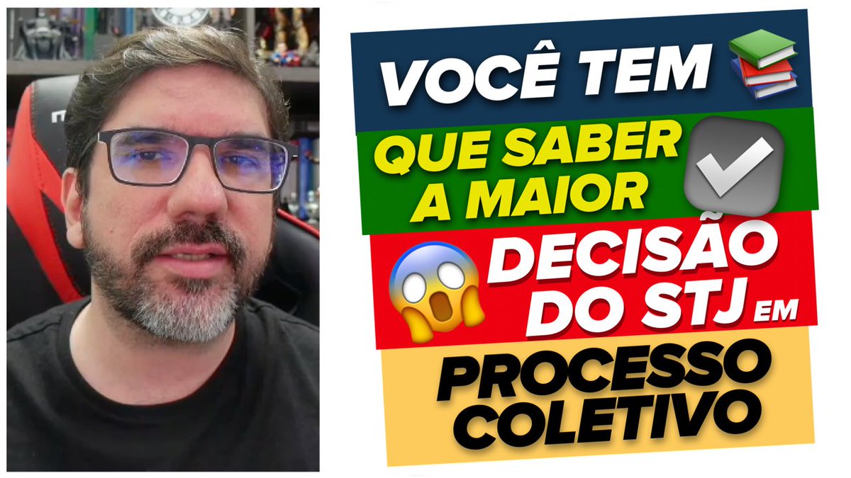 🔴😱 A MAIS IMPORTANTE DECISÃO DO STJ SOBRE PROCESSO COLETIVO E FAZENDA 🔴
youtu.be/J7Vn-lUPaPY