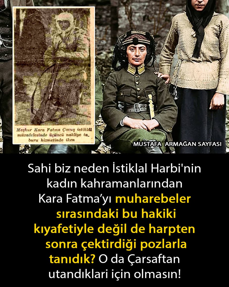 Sahi bize bu başka bir tarihi neden okuttular? Kara Fatma’yı böyle tanımayalım diye mi?