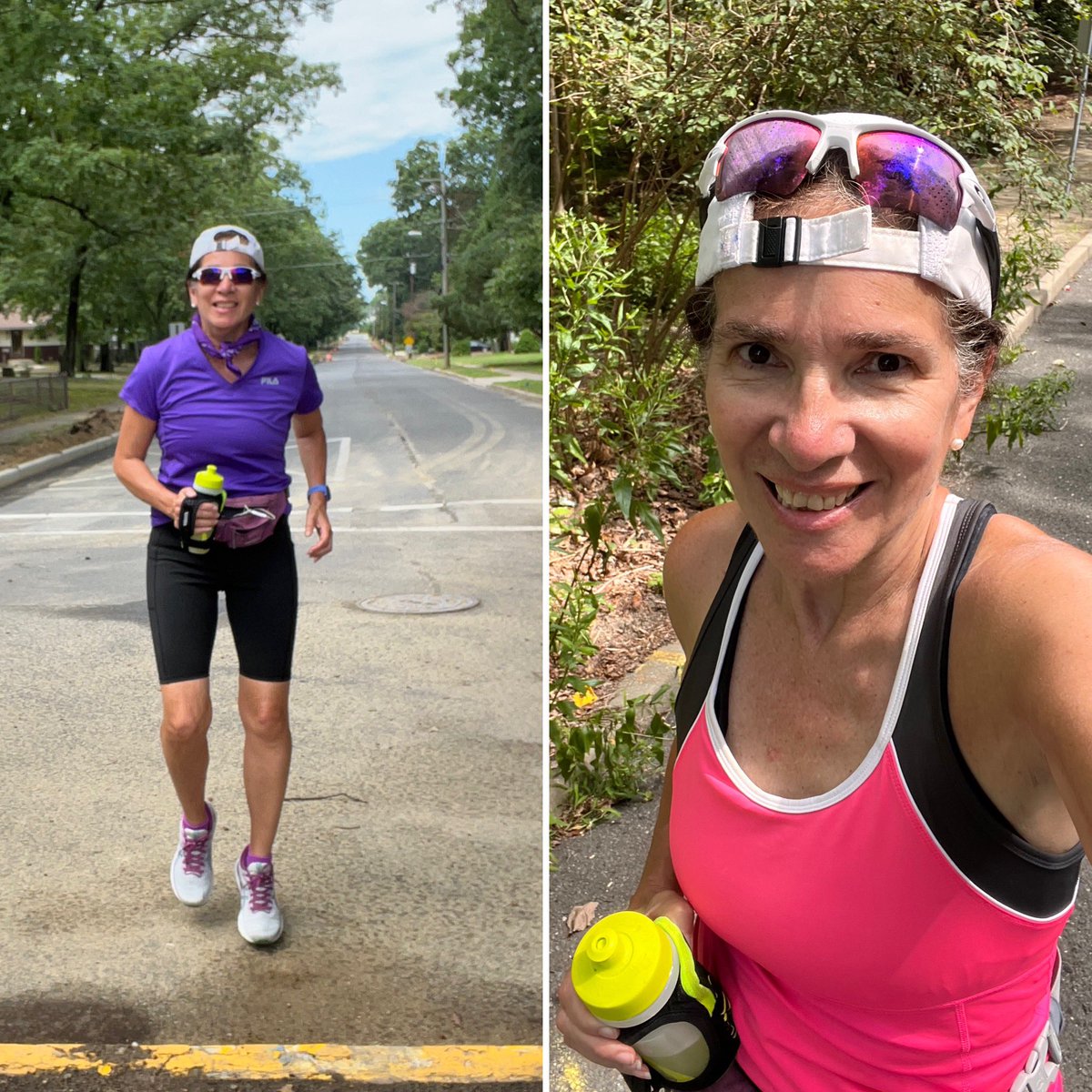 ultramiriam's tweet photo. 8 super humid miles yesterday ✅ 
3 slow cooler 84°F Saturday miles ✅ 
Tapering has begun. 😊 
Loopy Looper 12-hr Aug 6
Training run for Hainesport 48-hr
#ultrarunner #tapering #readytorun #ultramarathon #number35 https://t.co/McWQ6PRjvB