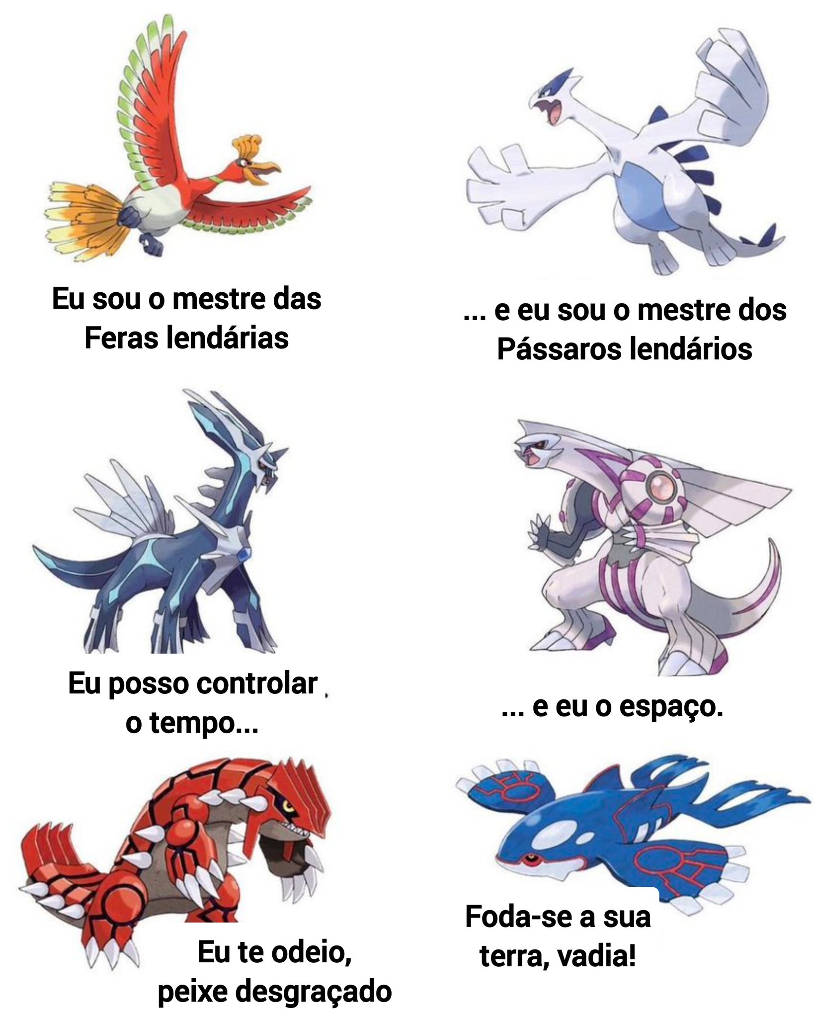 Pokébolha on X: Pergunta da noite: Vocês preferem os Pokémon Lendários ou os Míticos ? / X