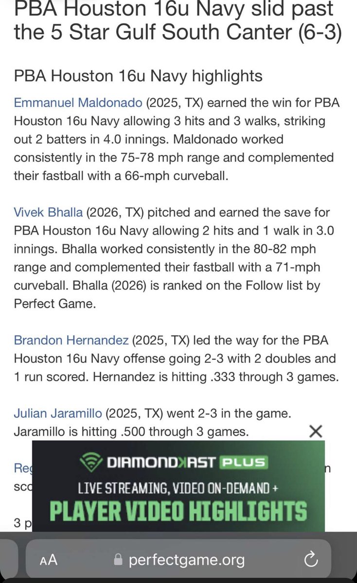 Thank you @Texas_PG for the write up. @coachschneidog @PBASTARSBALL @PSTxHSBaseball