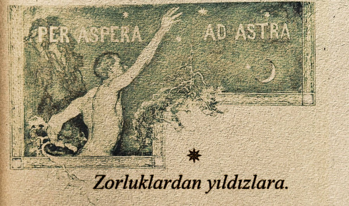 per aspera ad astra ✵ zorluklardan yıldızlara doğru.