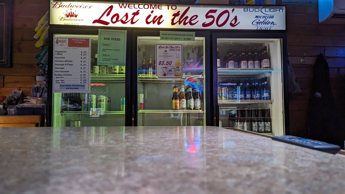 3rd bar 2nd time we Sundown came on the jukebox.  I get feeling better when I'm feeling no pain.