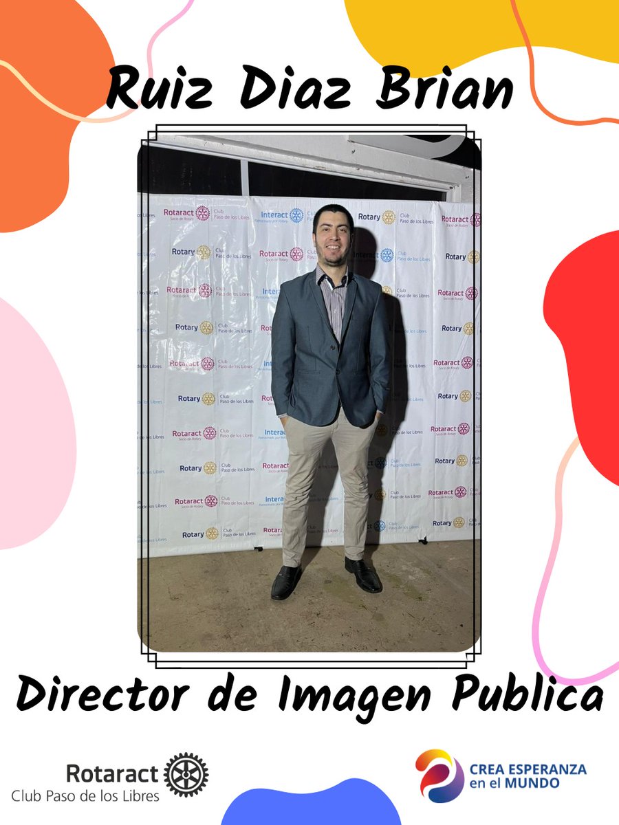 RtcPLibres's tweet photo. Hoy me presento, soy Brian y ocuparé el cargo de director de RRPP e imagen pública.

Tengo 29 años, soy comerciante, y estoy en el club desde el 2016. 

Muchos éxitos para mí en este periodo... https://t.co/7evau9ZyRt