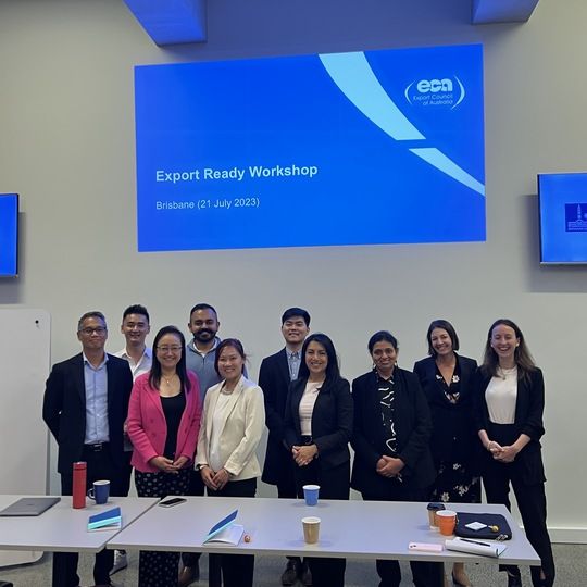 Thank you to those who attended the Export Ready Training Program in Brisbane, in partnership with
@brisbanecityqld. Big thanks to our guest speakers 
from @IPAustralia, @FedEx, @ExportFinanceAU and
@cissyma_aus from Grow and Sell Your Biz for their insights and expertise. https://t.co/Z9BsErdWbM