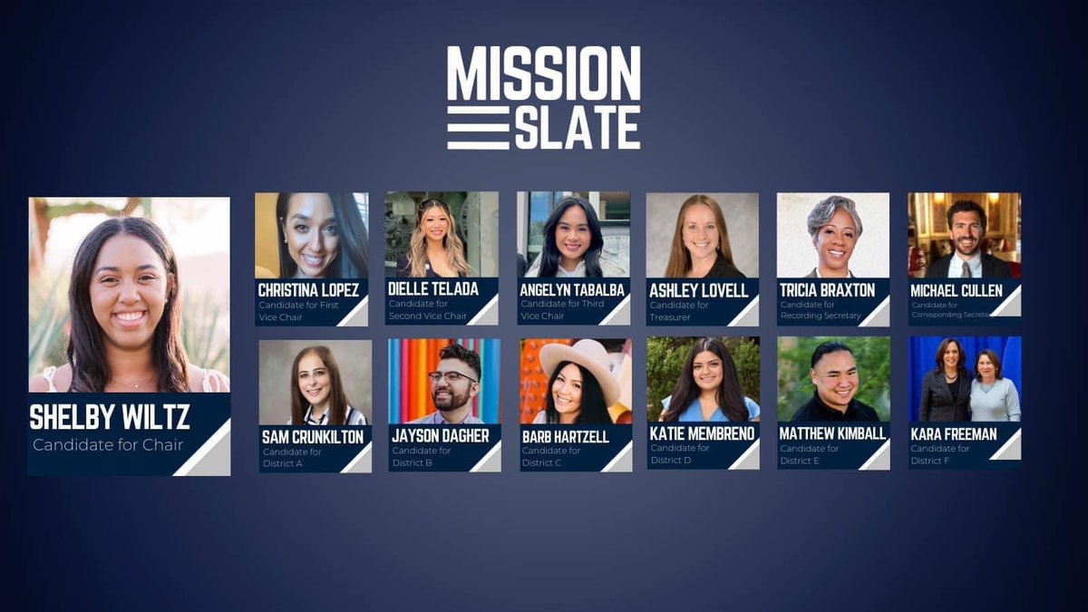 Donna_West's tweet photo. Congrats to the entire #MissionSlate elected to lead @ClarkDems. ๐๐๐๐ https://t.co/xfFZmAAfru