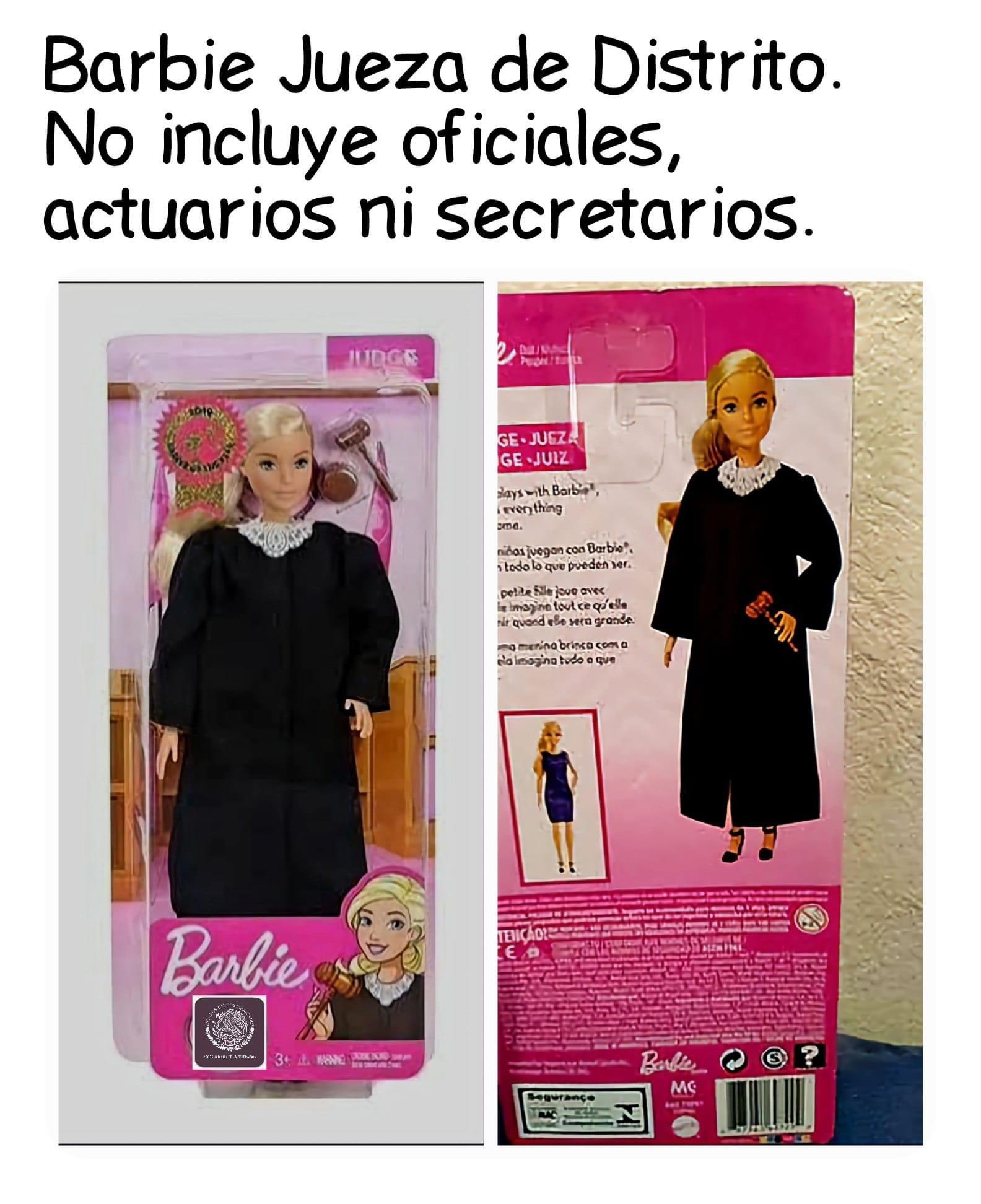 E Procesal on X Barbie Jueza e informacion al consumidor https t zSoR7W327C X