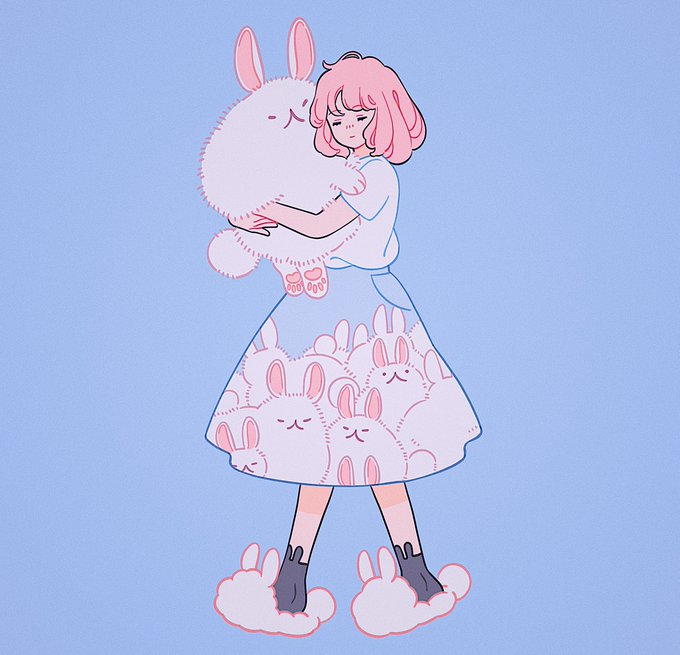 「bangs rabbit」 illustration images(Popular)