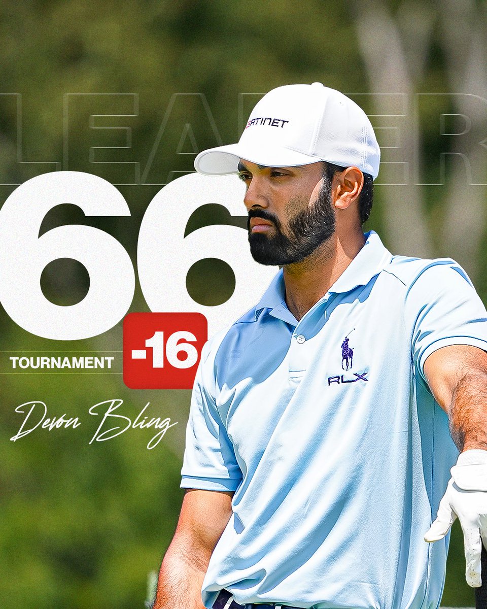 65-66-66

Devon Bling takes a two-shot lead into the final round in Ottawa
