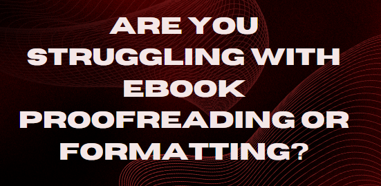 Olawale04518995's tweet image. Are you Struggling with eBook proofreading or formatting? bit.ly/3OnWvTA Don&apos;t worry, I&apos;ve got you covered! Let&apos;s make your book look professional and error-free for a seamless reading experience. #eBookProofreading #eBookFormatting #IndieAuthors #WritingCommunity