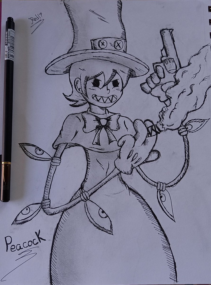 RedTq17's tweet image. #fanart #skullgirlsfanart #Skullgirls #peacock