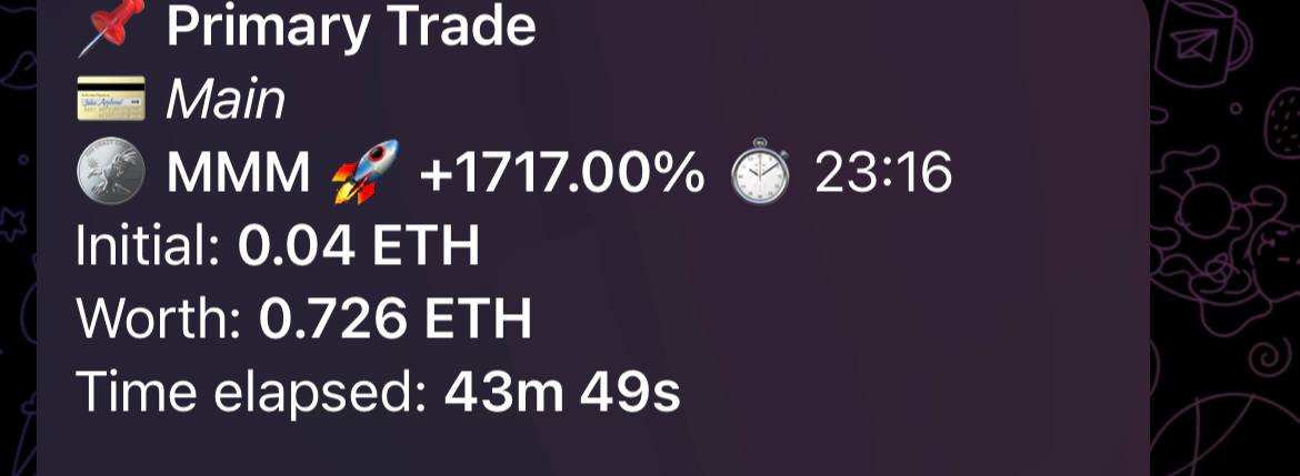 degensplace's tweet image. #Fomobot call. ✅️

#Maestro