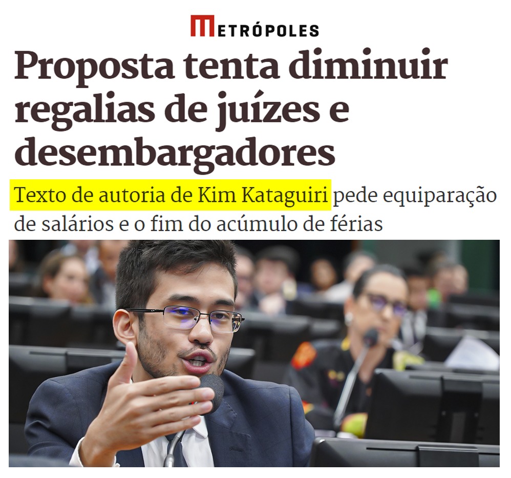 A emenda ANTIPRIVILÉGIO virou PEC ANTIPRIVILÉGIO!

Se aprovada, ela pode economizar R$15 BILHÕES dos cofres públicos! Ele acaba com diversos penduricalhos e regalias como férias de 60 dias no judiciário. Chega de massacrar os mais pobres com altos impostos pra pagar mamata dos