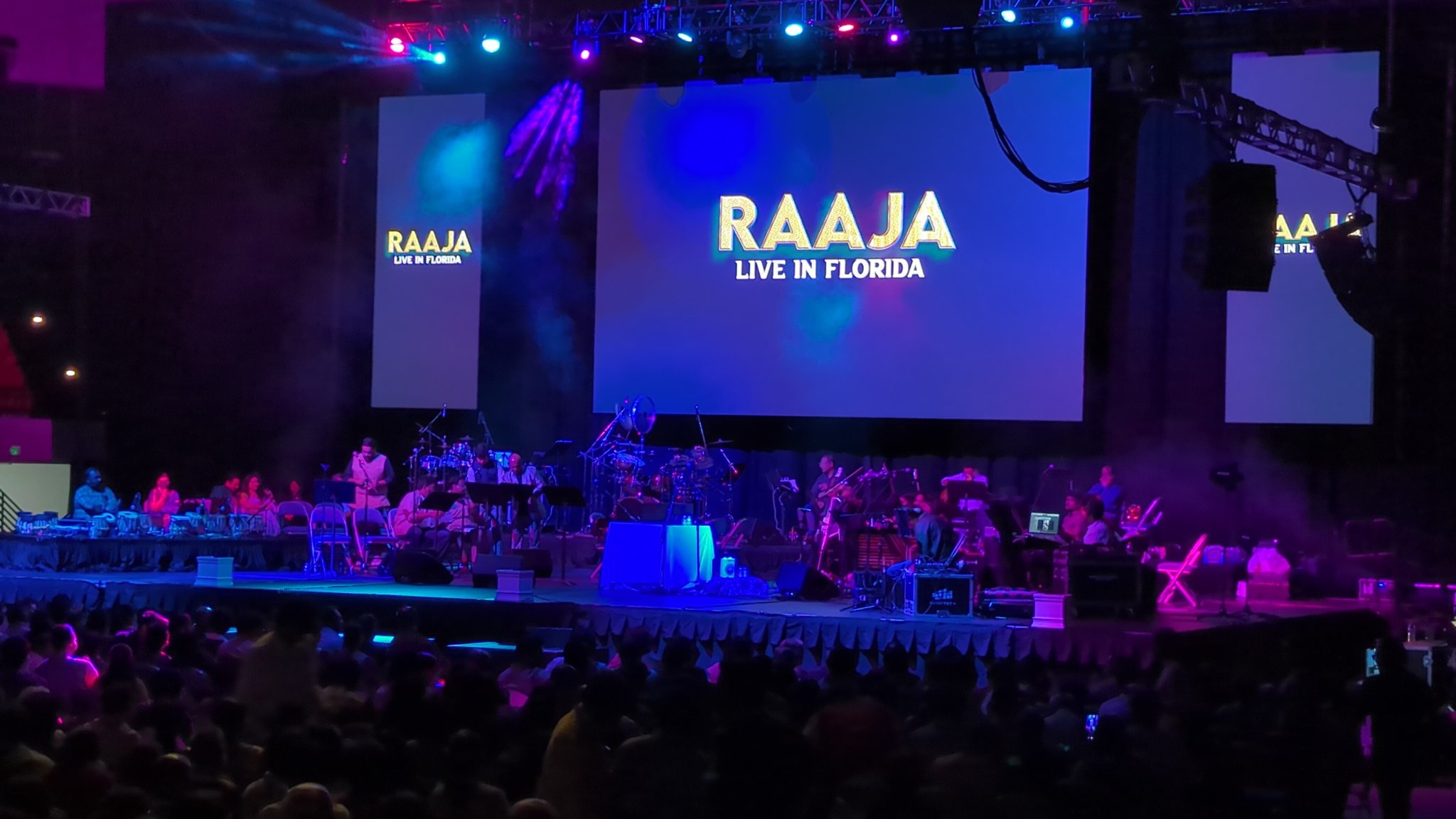 Sathishu on Twitter "Raaja Live in Florida. Ilaiyaraaja concert