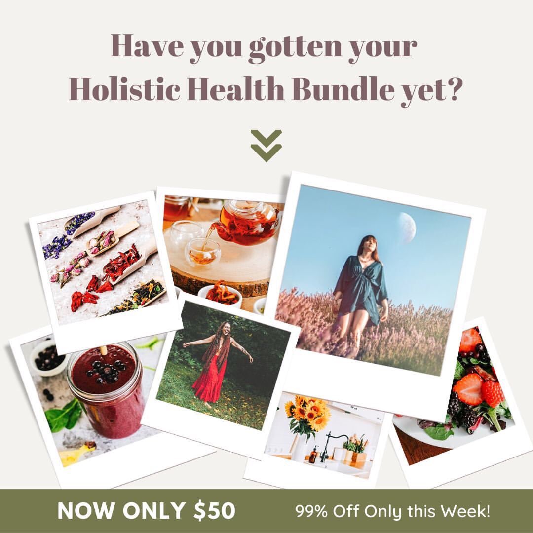 The #Holistic #Health Bundle is a collection of 100+ high-quality #naturalhealth and #healing ebooks, courses and guides of a combined value of over $8000 in total BUT you can get it at 99% OFF for only $50 until the 30th of July 2023 at OutsmartDisease.com/bundle #thyroid #pcos