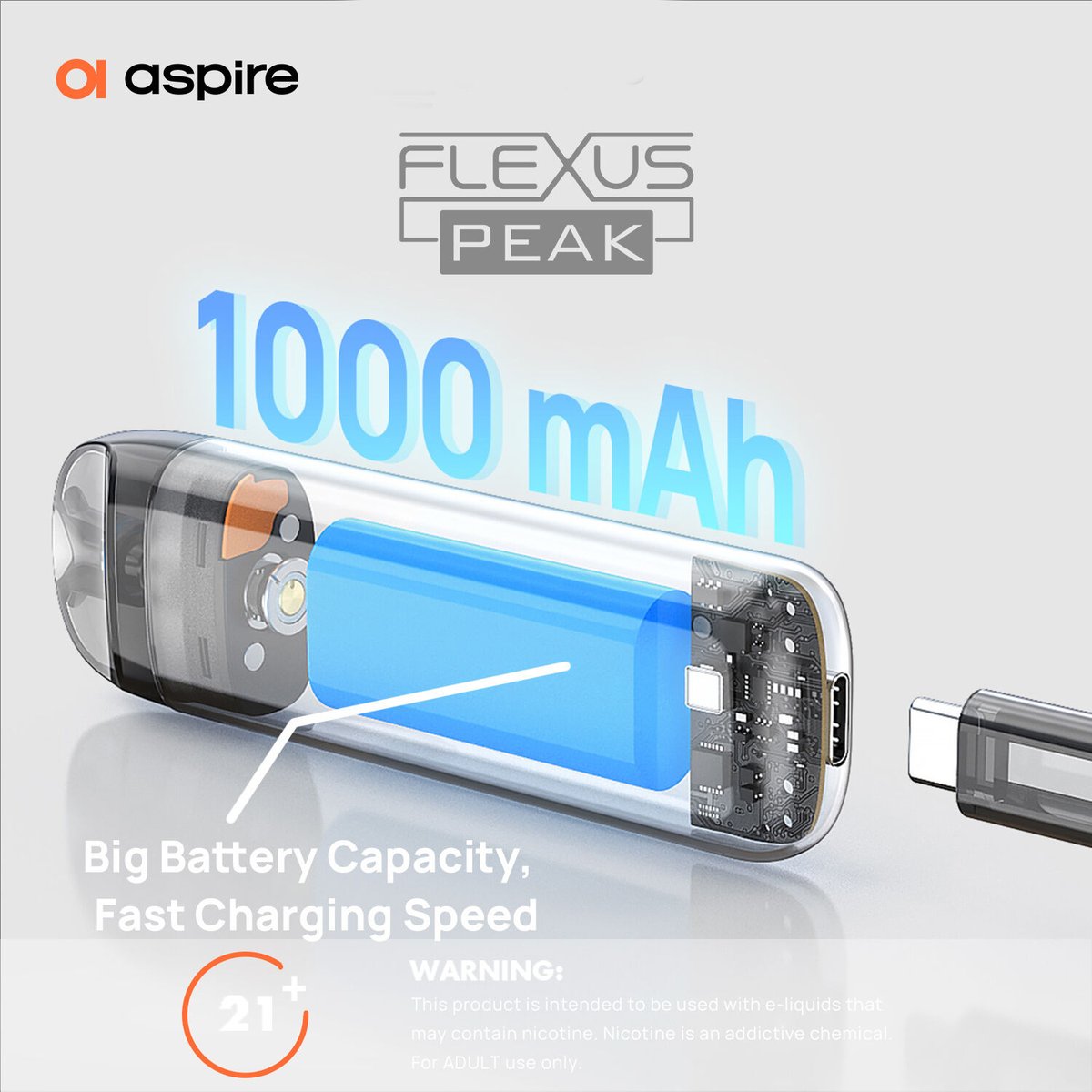 aspirecigs's tweet photo. Featuring a robust 1000 mAh battery capacity, the Flexus Peak ensures that you will never be left powerless.
π₯Learn more: https://t.co/2ovBhresQo
.
.
.
#Aspirecigs #FlexusPeak #aspireflexuspeak #aspireflexus
For 21+ adults use only! https://t.co/xkfaeD4LMu