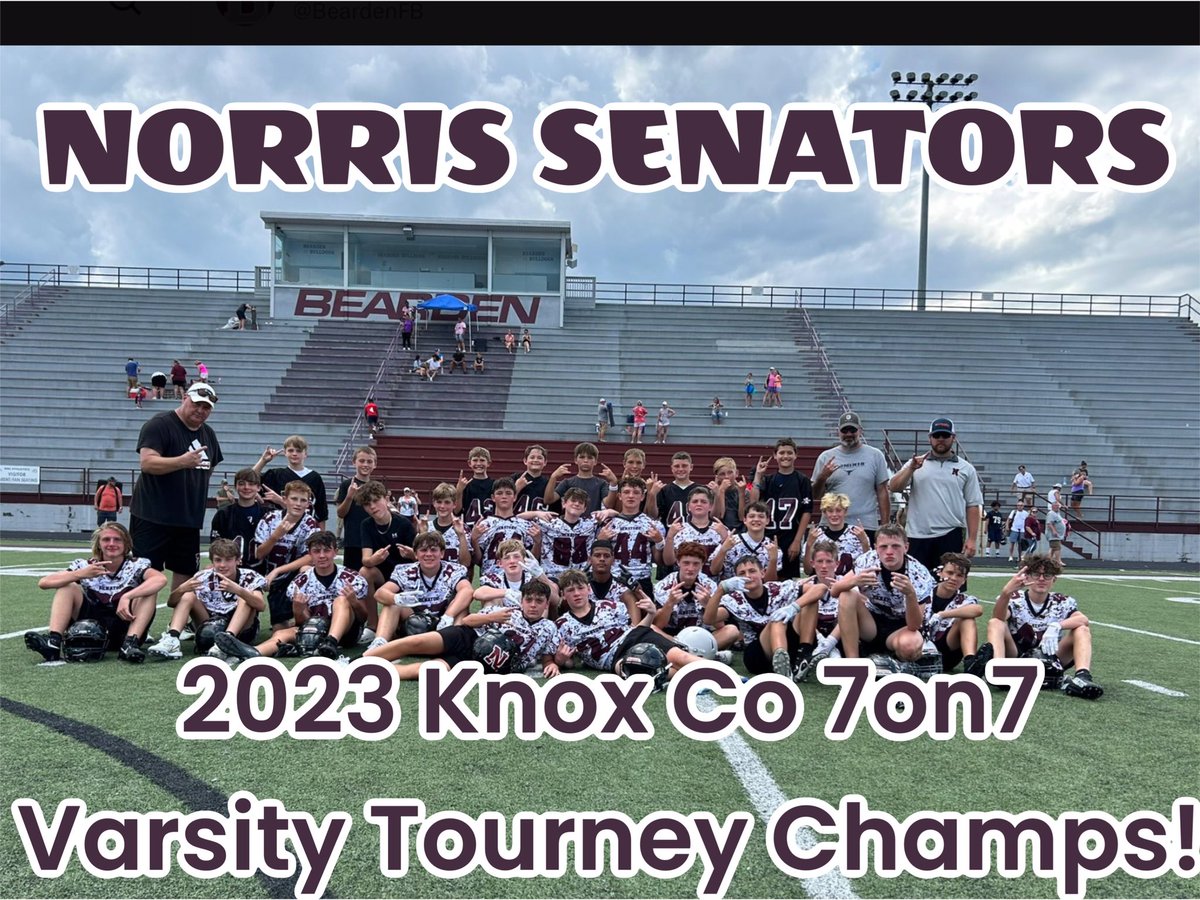 Our guys battled heat and opponents all day.  At the end of the day we ended 7-1 and a varsity Championship! 

JD was great and we got tons of options for him to throw too.   

Now the focus turns to Elizabethton scrimmage next Saturday. 

So proud of our dudes