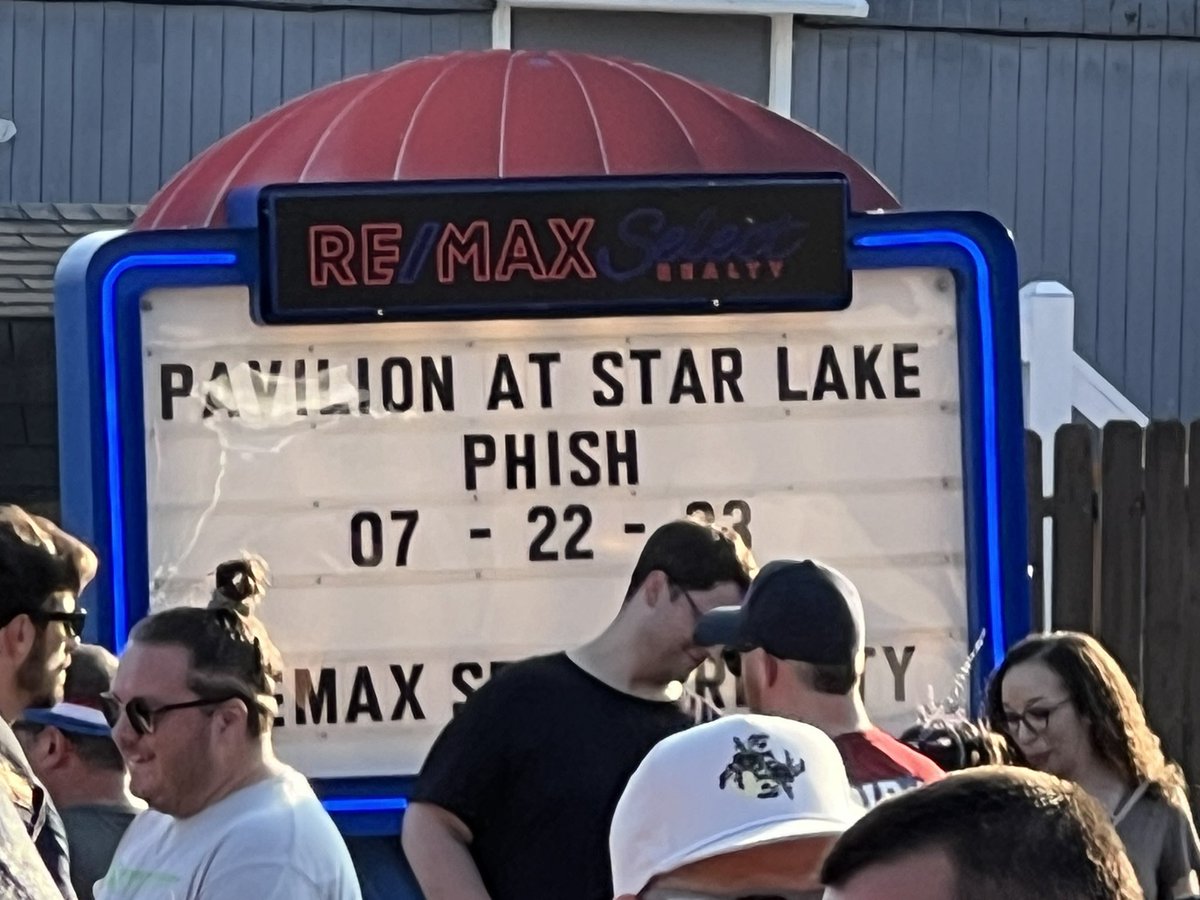 dmang's tweet image. The Phish from VT @Pav_StarLake   👏👏👏