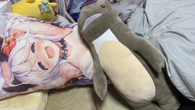 古戦場のMVPサテュロスちゃんと一旦ねんね。 