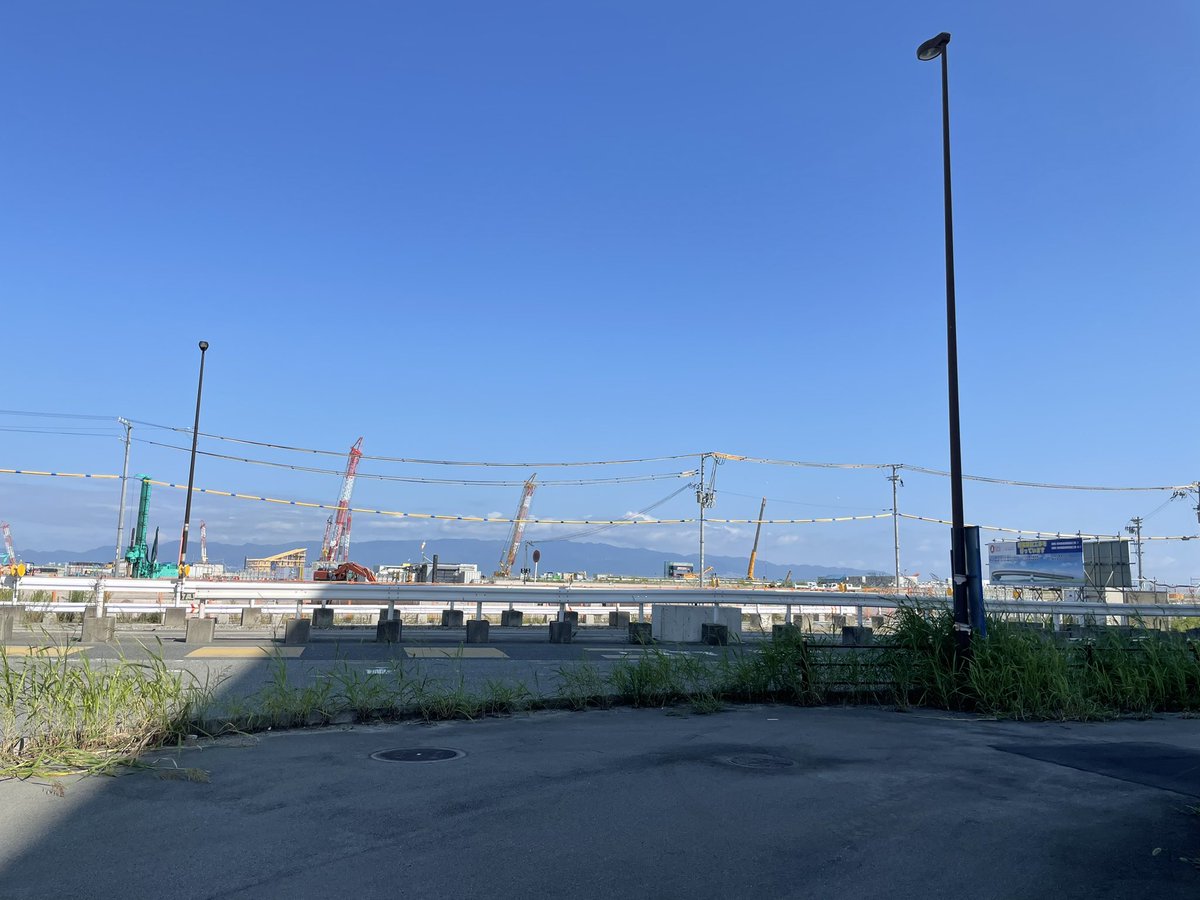 muno_102's tweet photo. 久々の夢洲定期観測。
場所を変える事にした。 https://t.co/qgu1JEM9Y1
