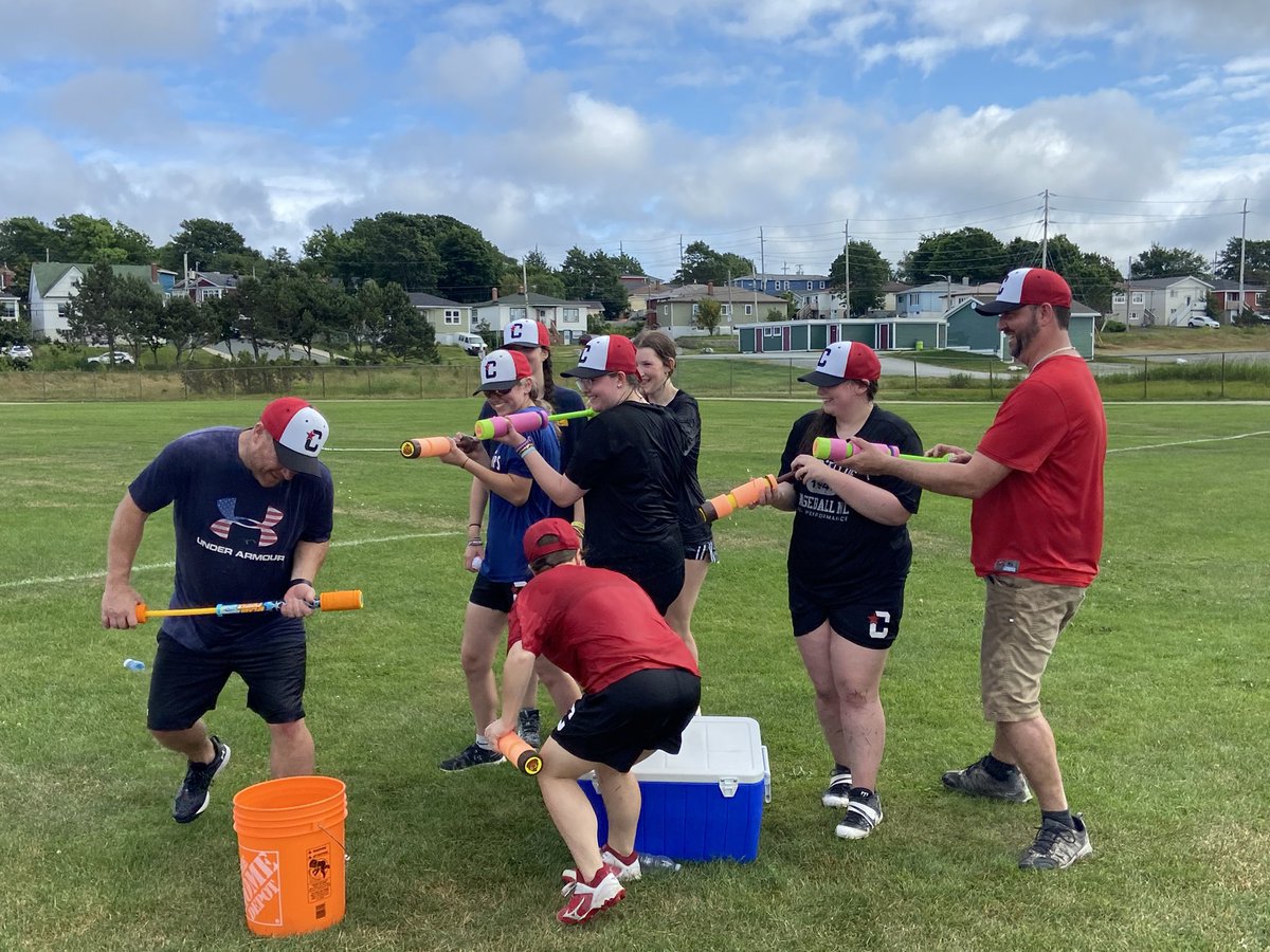 #16UAA <a href="/CapsGirls/">Caps Girls Baseball</a> Got a practice in today working on both infielding and outfielding. 
We finish up with a water fight on this hot afternoon!!! Lots of fun at the field today! 
Next game is Monday 8pm vs the Cardinals. #GoCaps