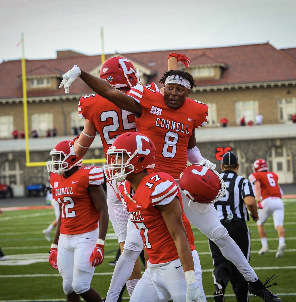 #AGTG Extremely blessed to receive my first D1 offer from Cornell University. @LibradoBarocio @BlandenCoach @BigRed_Football @CoachQueSmith @CoachT_22