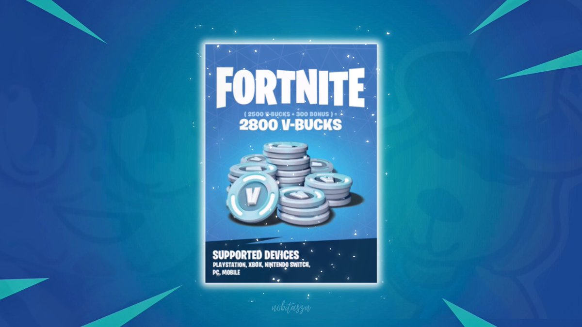 nobitaszn's tweet photo. Fortnite: 2800 V-Bux | ~24h

Follow @amagicmantv
Like &amp; Retweet https://t.co/FJ5QvnoHzi
