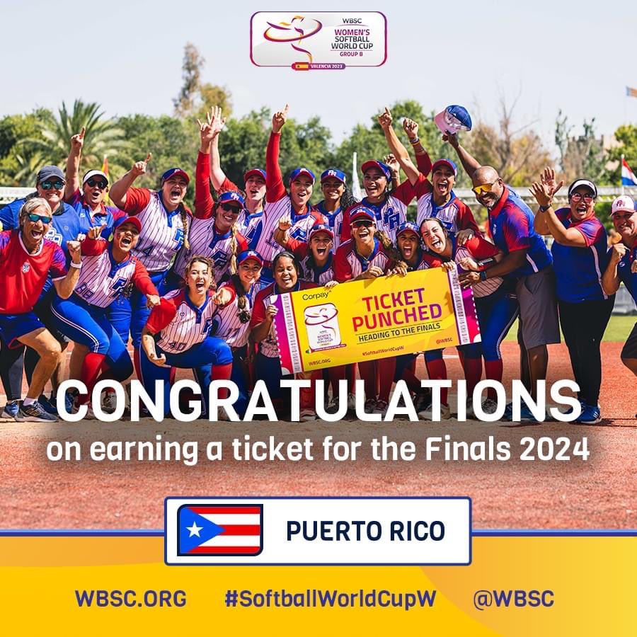 RT @SoftballOz: Congratulations @HonkbalSoftbal and Puerto Rico!

See you next year! https://t.co/kMnv3VSgkD