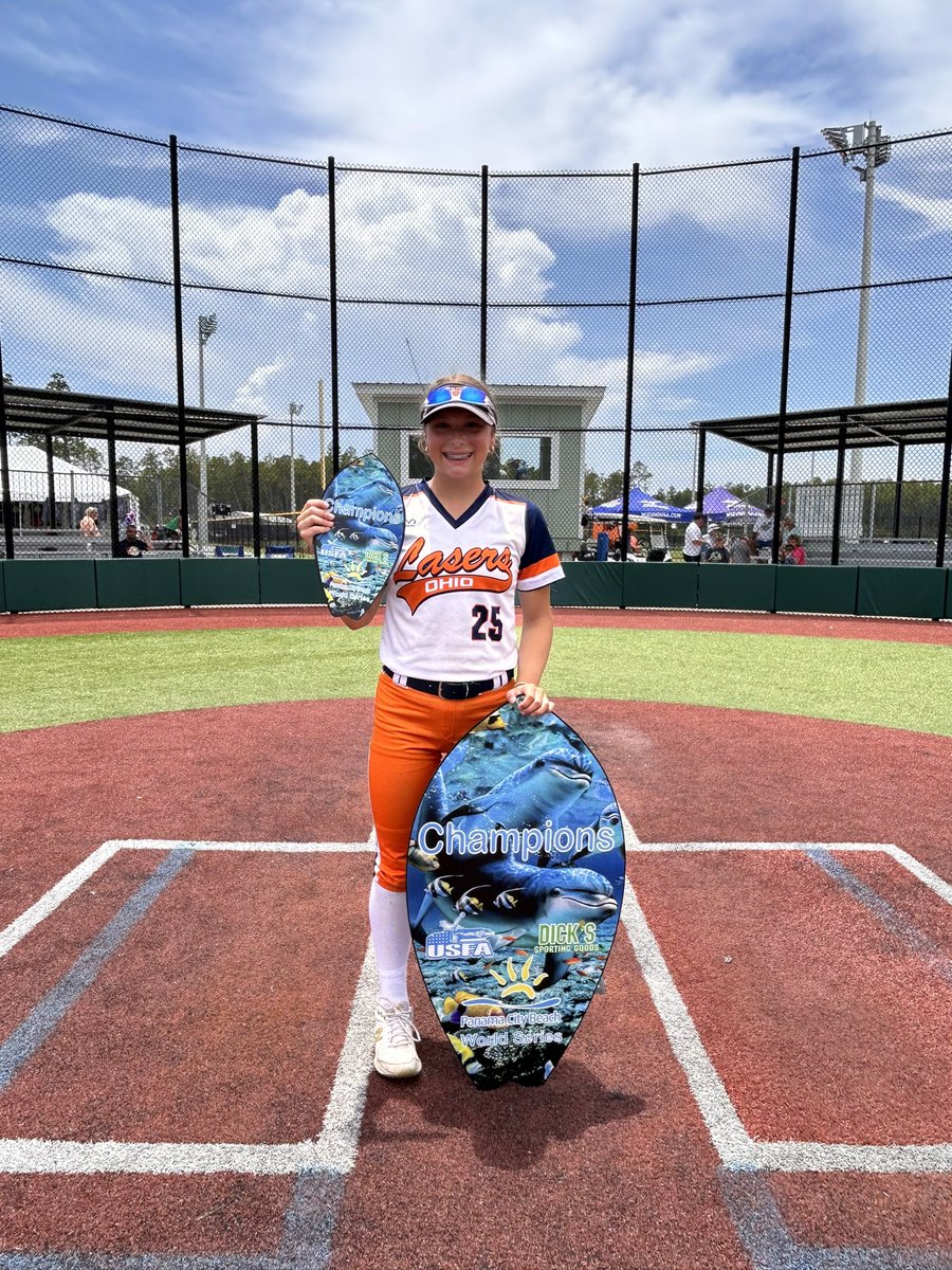 Bella Roush2026 (@bellaroush2026) on Twitter photo USFA World Series CHAMPS!!! It was a
great week in Florida with my Lasers 🍊 girls! Undefeated for the week going 9-0. These ladies played some great softball, team win every game🧡🏝️
<a href="/OhioBobcatSB/">Ohio Softball</a> <a href="/BGSUSoftball/">BGSU Softball</a> <a href="/TiffinUSoftball/">Tiffin University Softball</a> <a href="/ODU_Softball/">Ohio Dominican Softball</a> USFA World Series CHAMPS!!! It was a
great week in Florida with my Lasers 🍊 girls! Undefeated for the week going 9-0. These ladies played some great softball, team win every game🧡🏝️
<a href="/OhioBobcatSB/">Ohio Softball</a> <a href="/BGSUSoftball/">BGSU Softball</a> <a href="/TiffinUSoftball/">Tiffin University Softball</a> <a href="/ODU_Softball/">Ohio Dominican Softball</a>