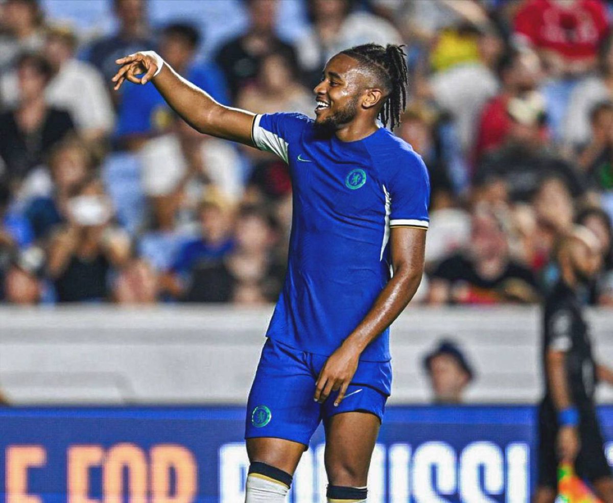 ImAndyFiner's tweet photo. Way to go, Christopher! 😃 Chelsea fans are loving this performance! 🤩 Let's see if he can keep the streak going! 🤞 #NkunkuGoals #ChelseaFC https://t.co/piT3DFRQOR